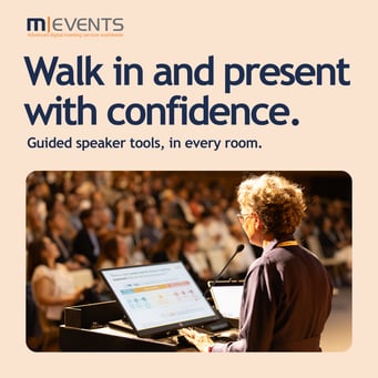 Walk in and present with confidence.
